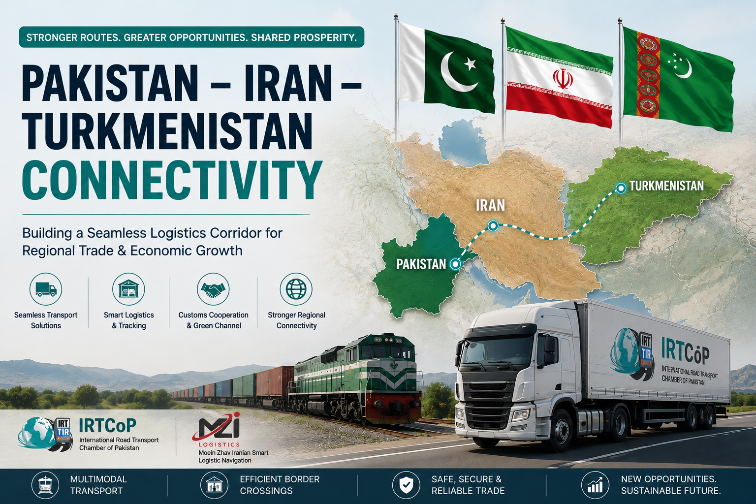 Pakistan–Chabahar–Turkmenistan (PCT) Corridor Initiative with MZI Logistics