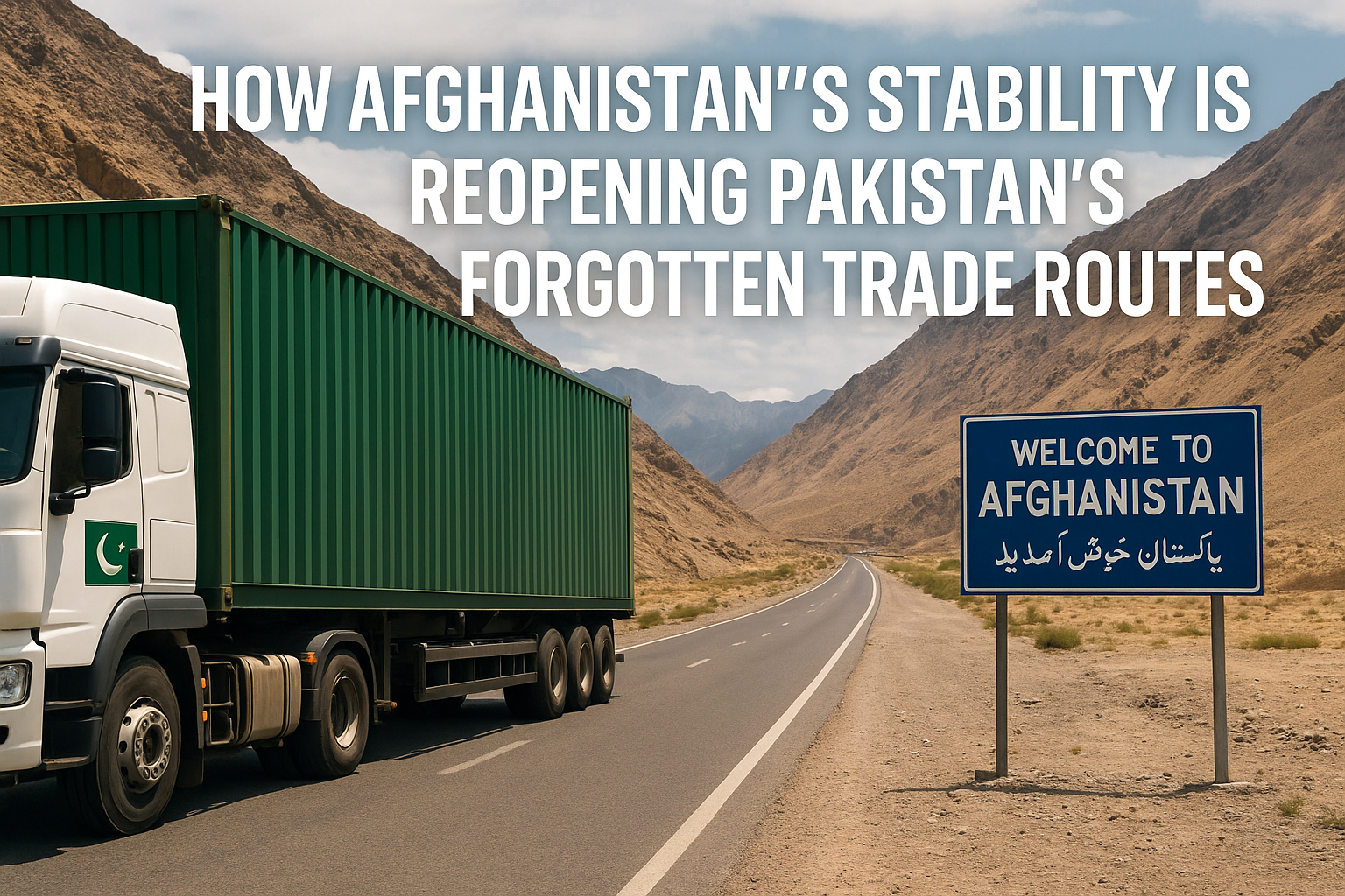 How Afghanistan’s Stability Is Reopening Pakistan’s Forgotten Trade Routes