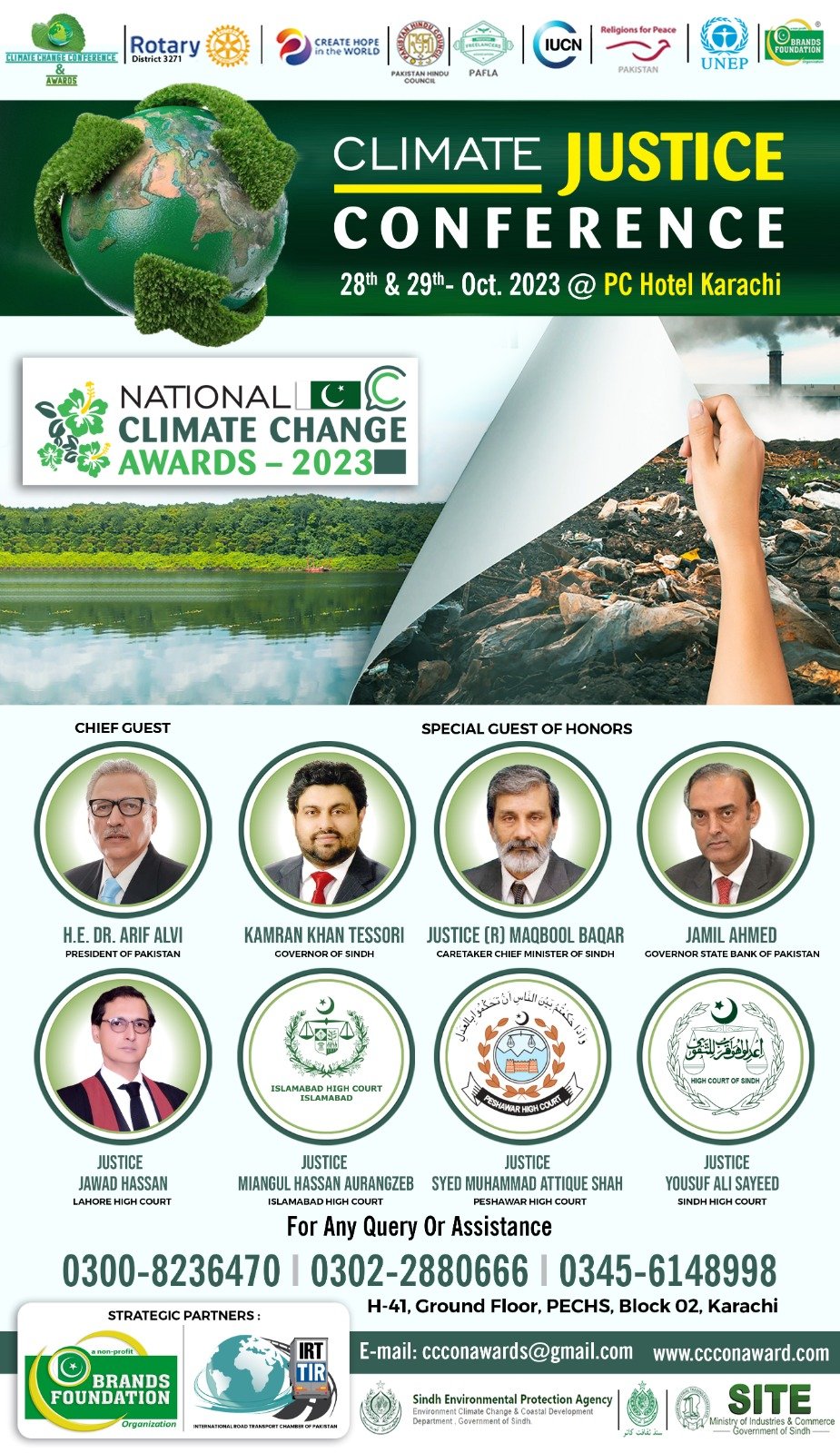 President IRT Chamber Invited to Climate Change Conference