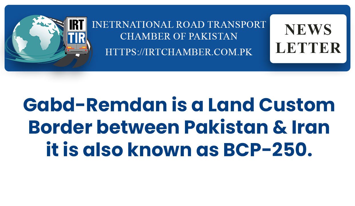 IRTC Efforts to operationalize Gabd-Remdan for International Transit under TIR.