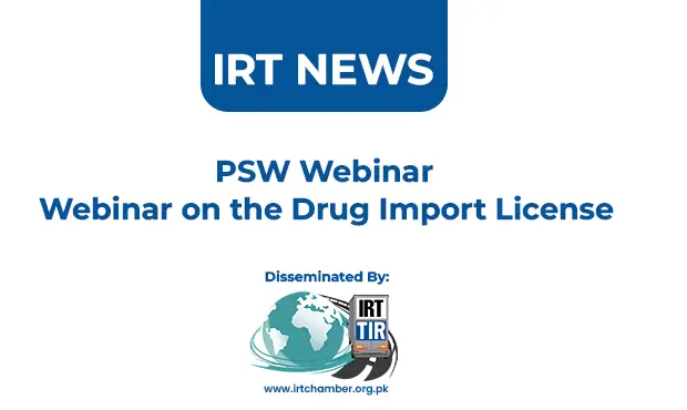PSW: Webinar on the Drug Import License